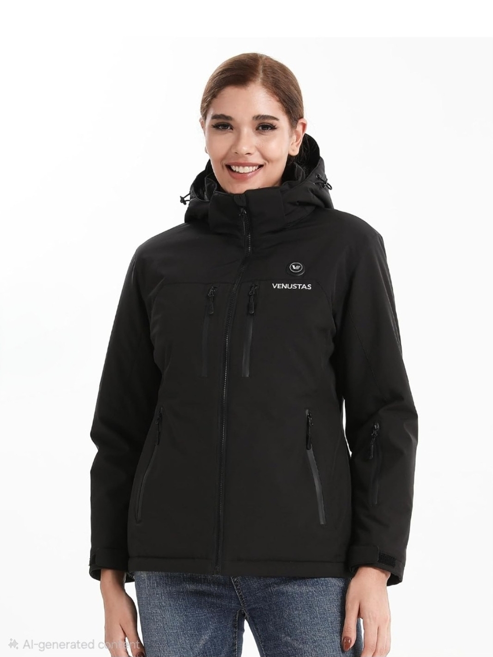 Brand New Venustas 12V Wpmens Waterproof Heated COAT